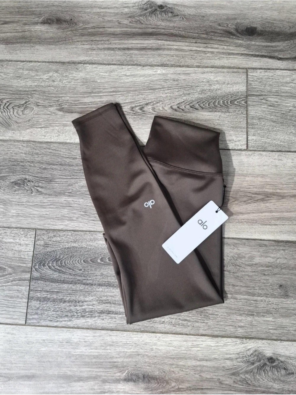 Alo Yoga SMALL Espresso 7/8 Airlift high waist leggings NWT